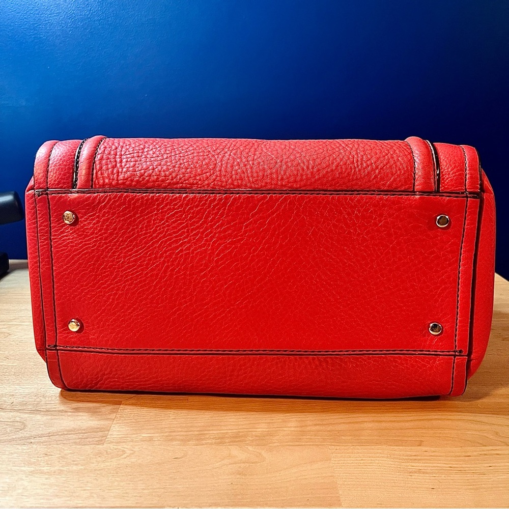 Kate Spade New York Claremont Drive Marcella Leather Tote Red ❤️‍🔥❤️‍🔥 - Picture 4 of 13